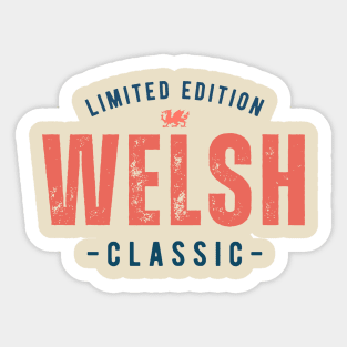 Welsh Limited edition, Welsh classic Sticker